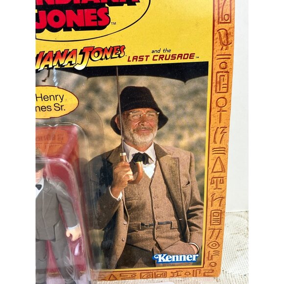 Indiana Jones Retro Collection Dr. Henry Jones Sr. Action Figure New Box Defects - Picture 5 of 14